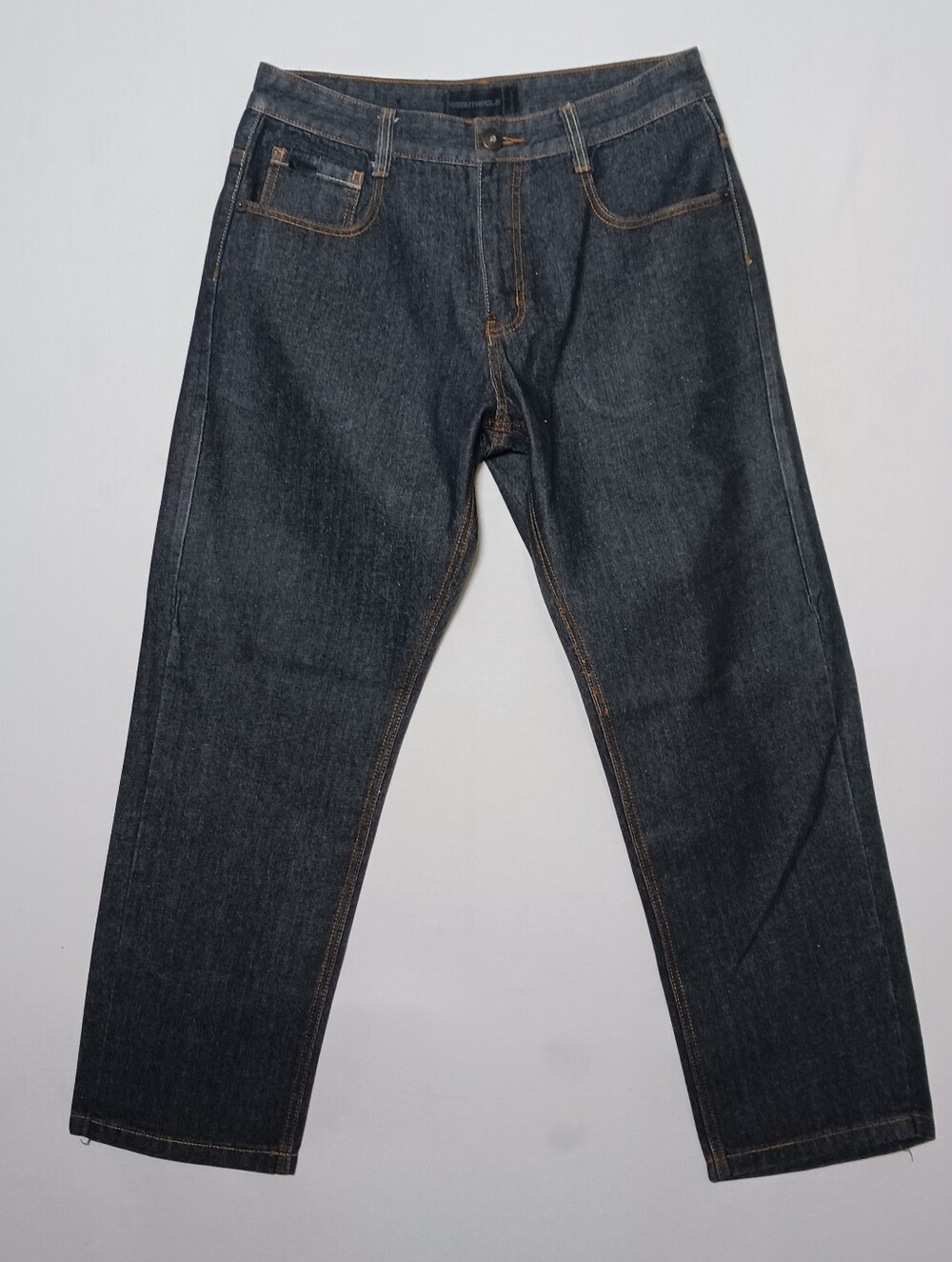 Vintage Southpole Mens Relaxed Fit Jeans 34X32 Black Denim Y2K